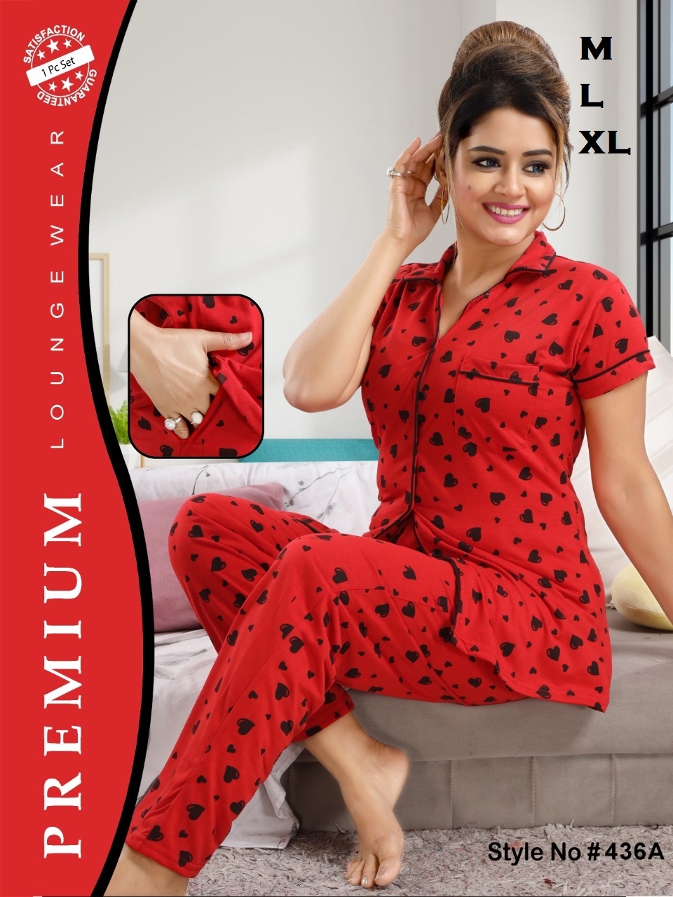 Womens Premium Hosiery Night Dress...