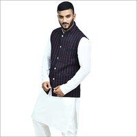 Mens Cotton Lining Kurta Jacket