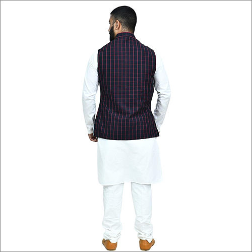 Mens Cotton Lining Kurta Jacket