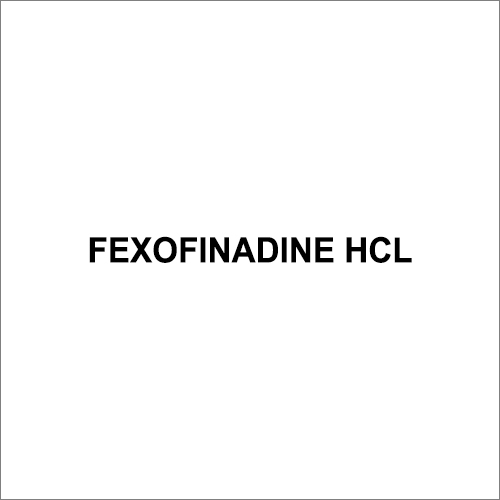 Fexofinadine Hcl Tablets Medicine Raw Materials