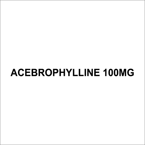 Acebrophylline Capsules - 100mg, Asthma and COPD Relief, Suitable for All, Dosage as Recommended