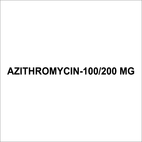 Liquid 100-200 Mg Azithromycin Drops