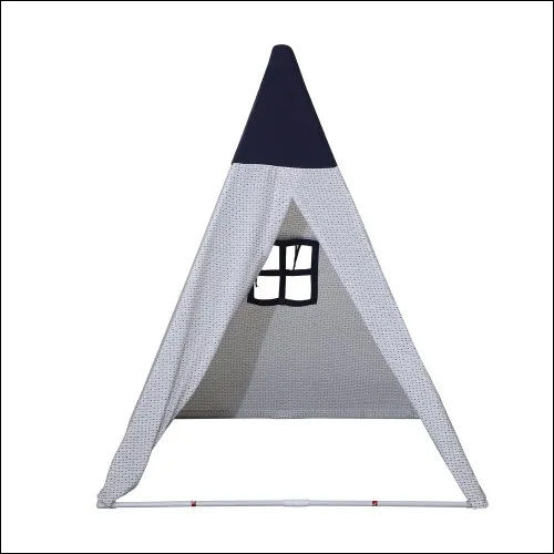 Matt Kids Triplet White And Blue Play House Tent