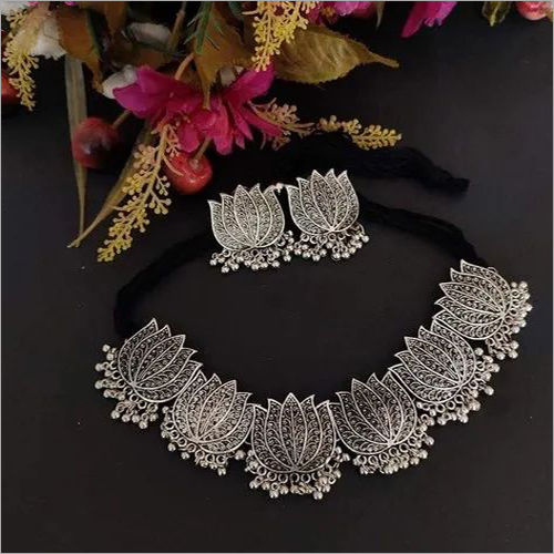 Oxidized Jewellery Necklace Set Gender: Women