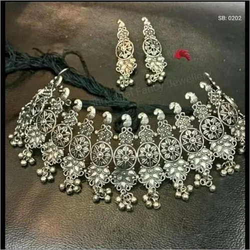 Oxidized Choker Set