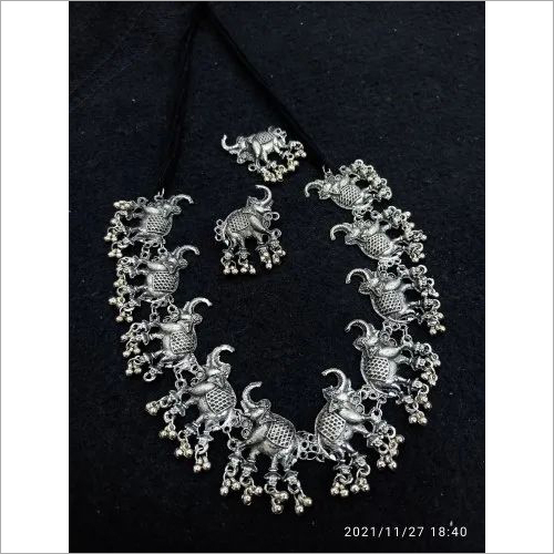 Designer Oxidized Necklace