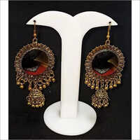Oxidized Jhumka Earring