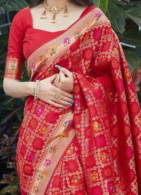 Presenting Enchanting Yet Breathable Organic Banarasi Sarees...