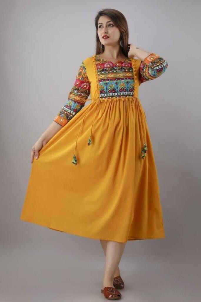 Womens Rayon with Digital print Kurtis...