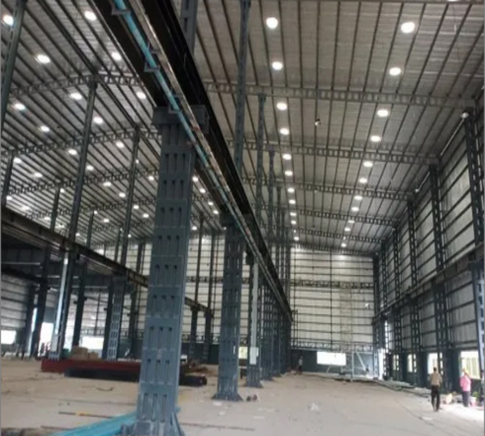 MS Industrial Shed Fabrication Work