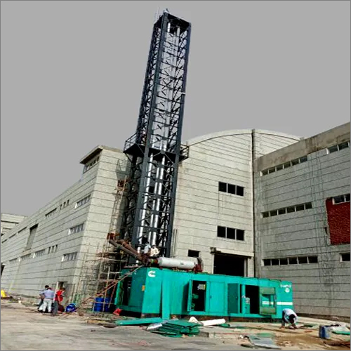 Mild Steel DG Chimney Fabrication Service By MOUKTHIKA ENTERPRISES