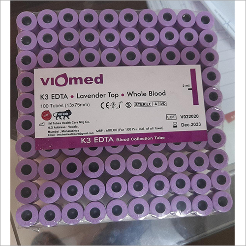 Purple Whole Blood Collection Tube