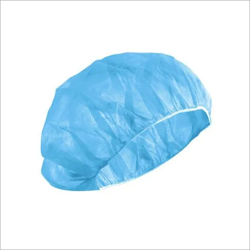 Blue Disposable Bouffant Cap
