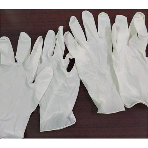 White Surgical Full Finger Gloves