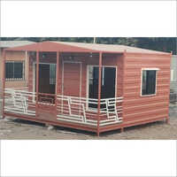 Industrial Mild Steel Portable Cabin - Color: Brown