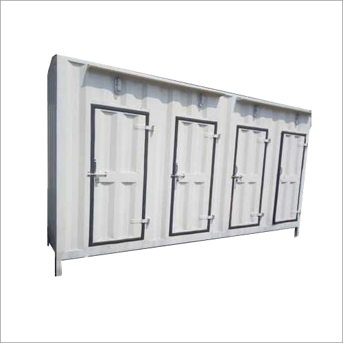 Mild Steel Portable Toilet Cabin