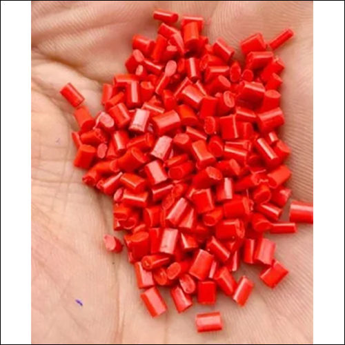 Red Color Abs Plastic Granules Reprocessed