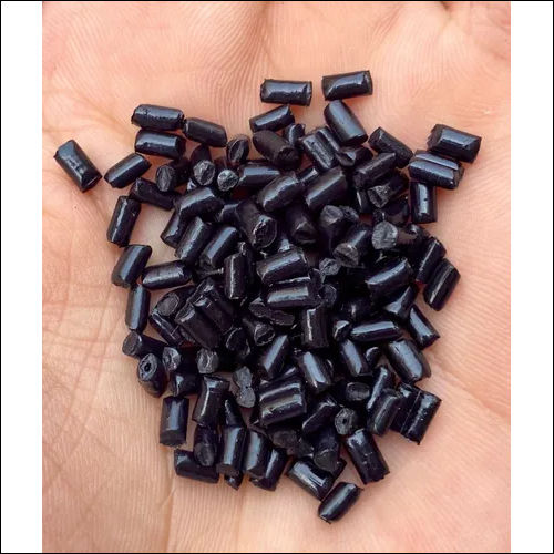 Reprocessed PP Black Super Shine Granules