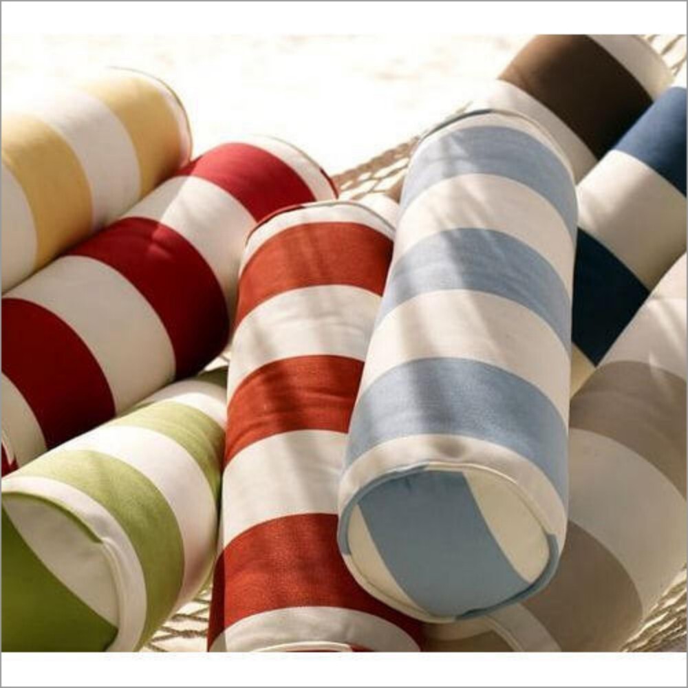 Bolster Cotton Cushion - Color: Multicolor