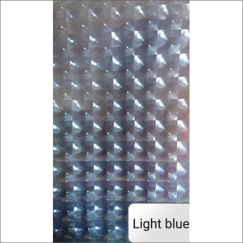 Color 3D Light Blue Glass Film