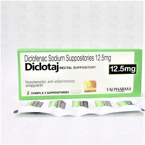 Diclofenac Sodium Suppositories 12.5Mg At Best Price In Mumbai | Taj ...