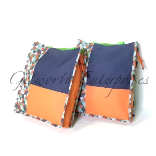 Customized Shopping Bag - PVC Material, 11x14x4 Inch Size, Multicolor Design | Attractive Synthetic Construction