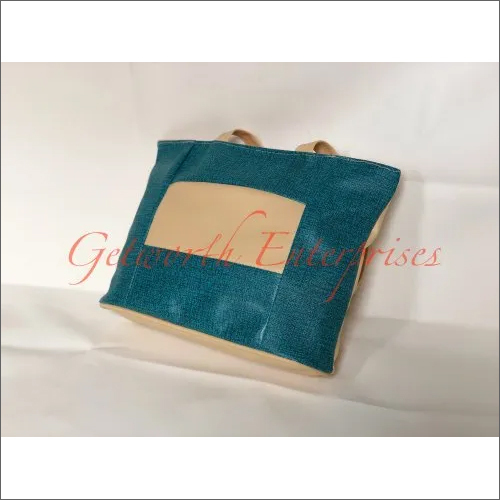 13x10x3 Ladies Hand Bags - Rexine Material 13x10x3 Inch Size Multi Colour Zipper Closure Attractive Design Easy-to-Hold String Eco-Friendly