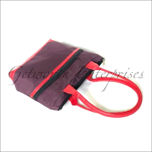 13x10x3 Inch Complimentary Bag - Supreme Rexine, 13x10x3 Inch , Multi Color Design with Attractive Violet Features for Jewellery Storage