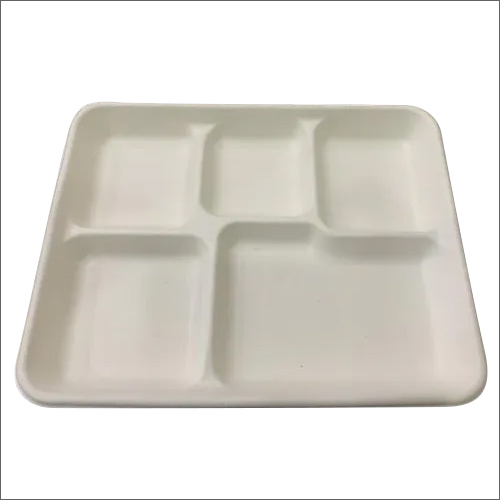Rectangle Biodegradable Disposable Plate Application: Partyes And Events