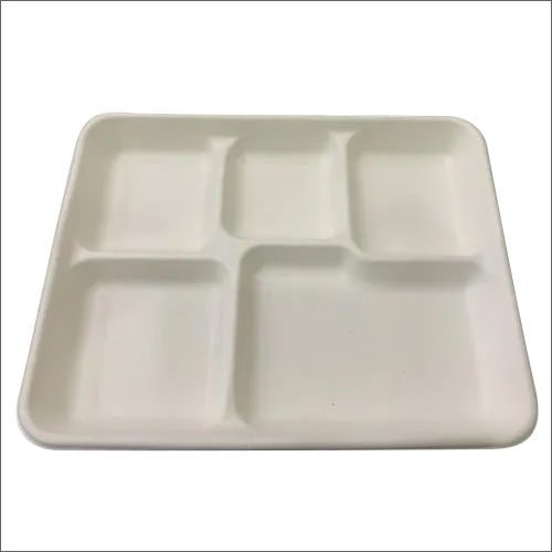 Rectangle Biodegradable Disposable Plate - Application: Partyes And Events