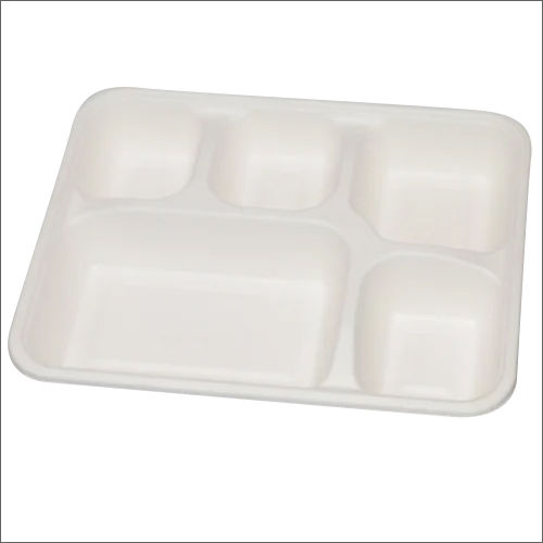 White Biodegradable Disposable Plate - Application: Commercial