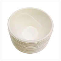 180ml Round Shape Disposable Bowl - Sugarcane Bagasse Pulp, White Color, Water and Oil Resistant | High Quality For Event and Party Supplies