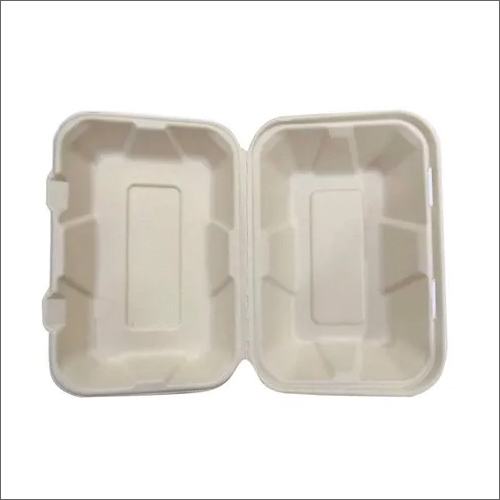 White Rectangular Shape Disposable Food Packaging Box