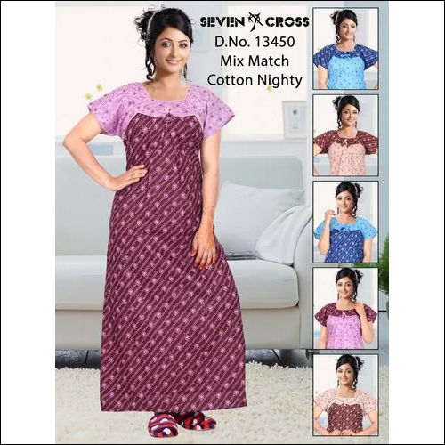 Cotton Women Nightgown