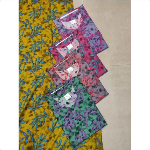 Half Sleeve Ladies Cotton Nighty, Feature : Soft Texture, Easy Washable,  Pattern : Printed at Rs 500 / Piece in Gurugram