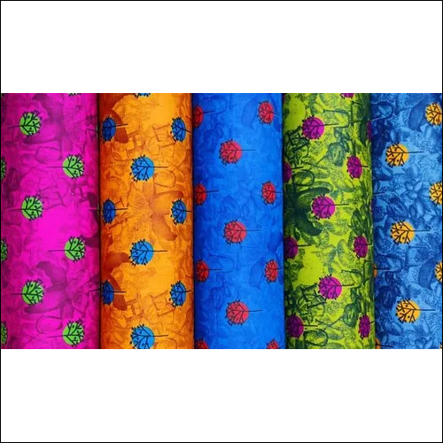 Printed Nighty Cotton Fabric