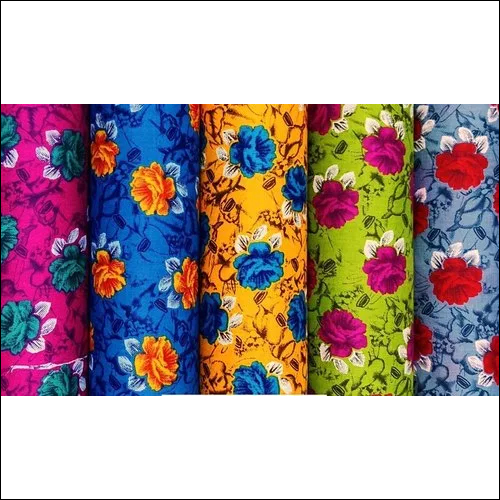 Nighty Cotton Printed Fabric