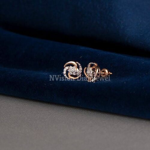 Real Diamond Stud Earring