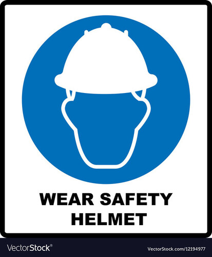 Safety Helmet Signage