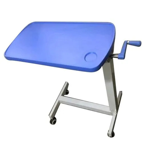 Overbed Table Adjustable By Gear Handle (ABS Top)