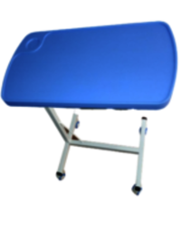 Overbed Table Adjustable By Gear Handle (ABS Top)