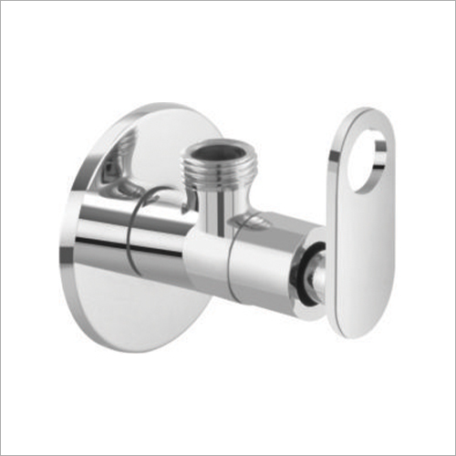 Silver Brass Angle Valve For Bathroom