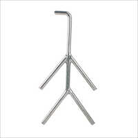 Refractory Anchors - Stainless Steel, Industrial Grade, Silver Color, Galvanized Surface Treatment | Secure High-temperature Linings And Prevent Wall Buckling