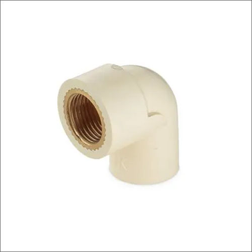 White Cpvc Brass Elbow