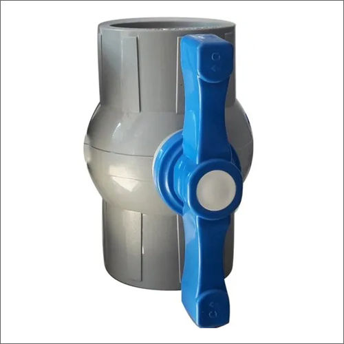 Gray And Blue Irrigation Ball Valve