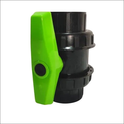 Black And Green Plastic Union Ball Valve