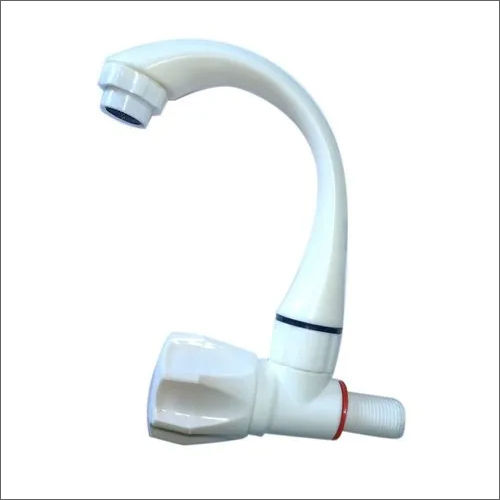 White Plastic Long Water Tap