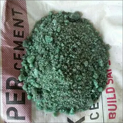 Green Ferrous Sulphate - Powder Form, Irregular Shape, Odorless, Organic Chemical | Ideal for Iron Deficiency Anemia Treatment and Quality Tested