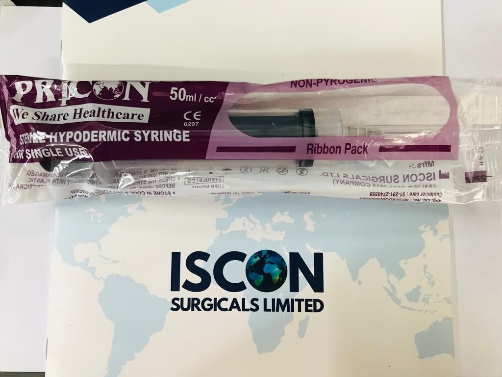 Disposable Syringe with Needle 50 ml