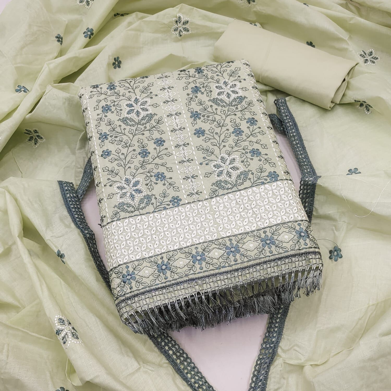 Womens Cotton Embroidery Work Dresses